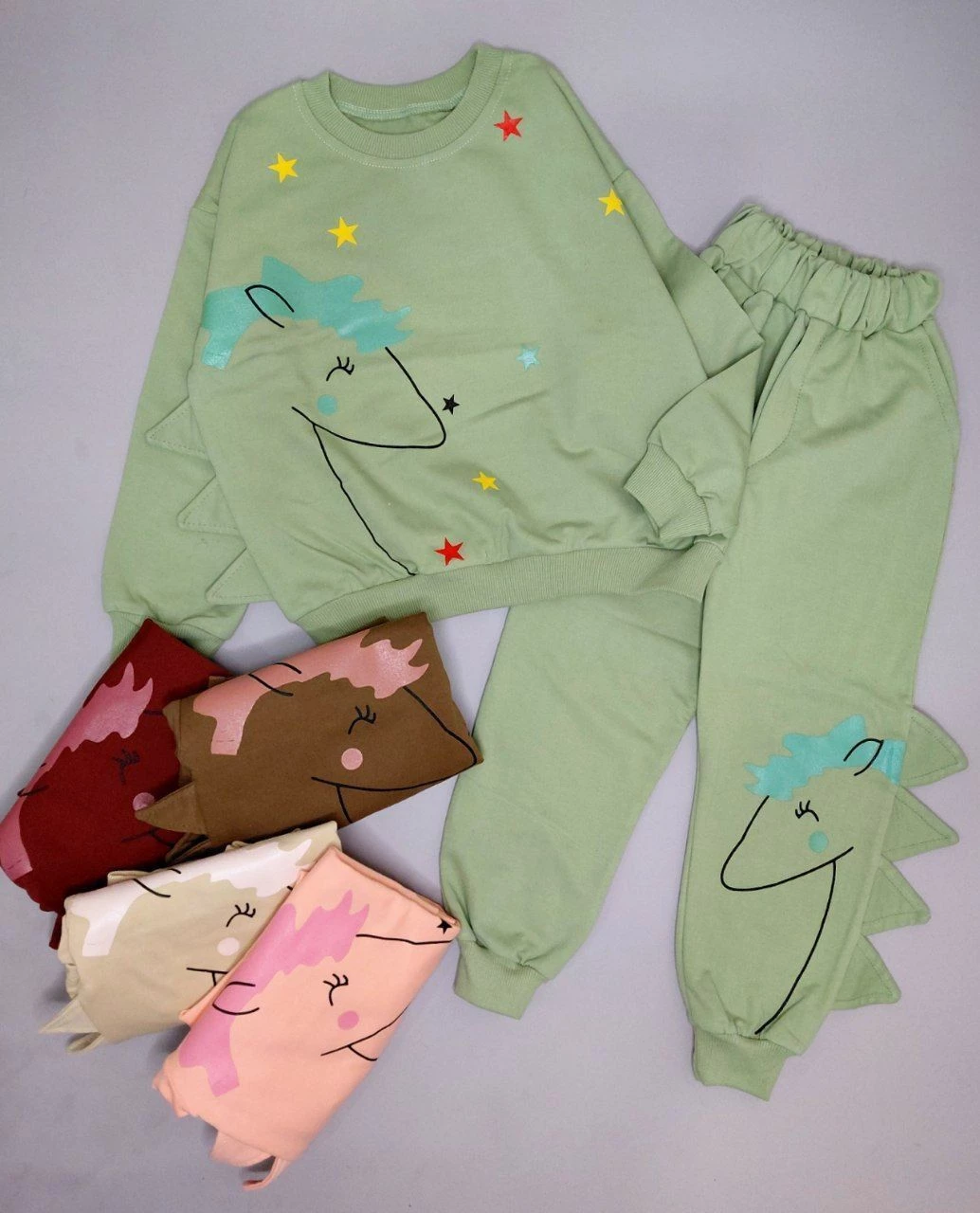 بلوز شلوار یونیکورن شاخ دار